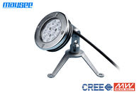 CE / RoHS zugelassene 36w RGB LED Pool Beleuchtung Edelstahloberfläche Montage