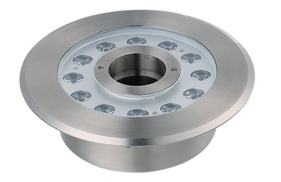 15W Unterwasser-LED-Brunnenleuchten mit mittlerem Lochdurchmesser 51mm Edelstahl