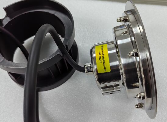 RGB-Farbwechsel-LED-Schwimmbadleuchten IP68 wasserdicht mit 60 Grad Lichtwinkel Unterwasserbeleuchtung