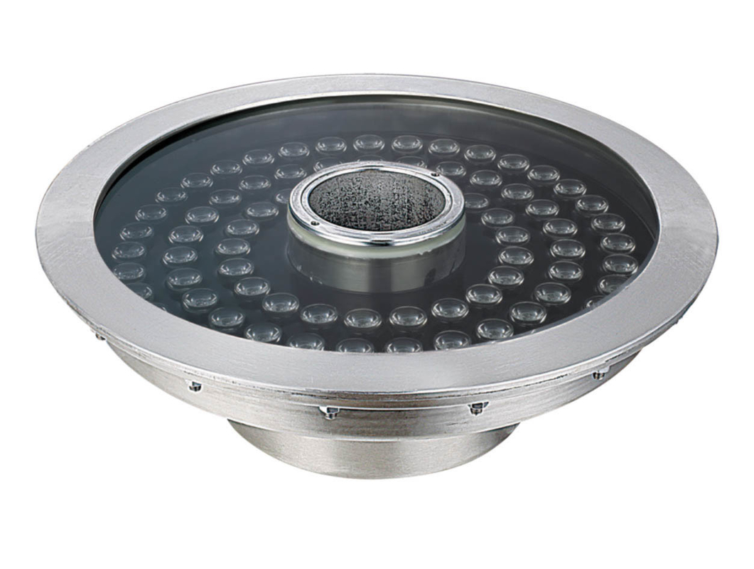 Hochleistungs-LED-Brunnenleuchten 60W Leuchten mit großem Gehäuse 380mm Durchmesser wasserdicht IP68