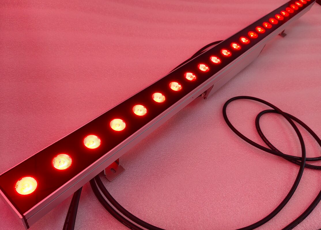 Ein-Aus- oder DMX512-Steuerungsmodus LED-Wallwasher-Leuchten mit 24 LED-Lichtquellen und langlebiger Aluminiumlegierungskonstruktion